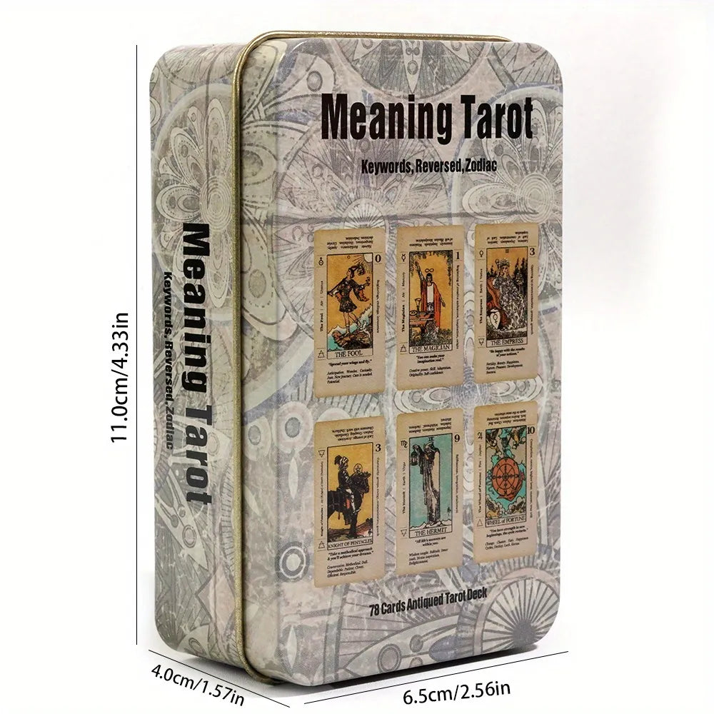 005 - Learning Deck Meaning Tarot Deck with Tin