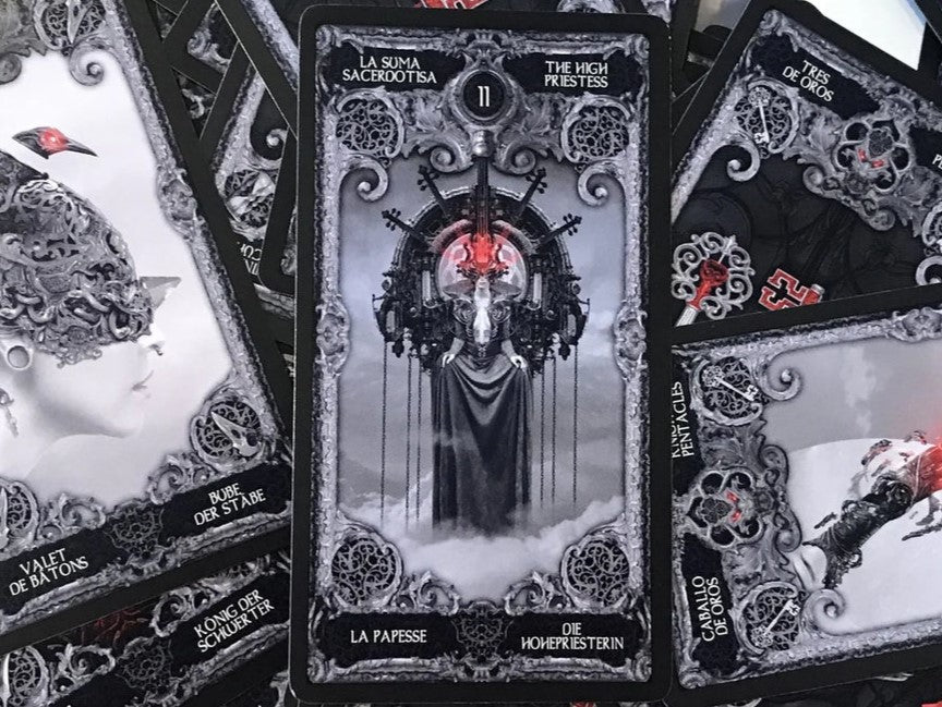 005 - XIII Dark Tarot Cards Deck for Shadow Divination