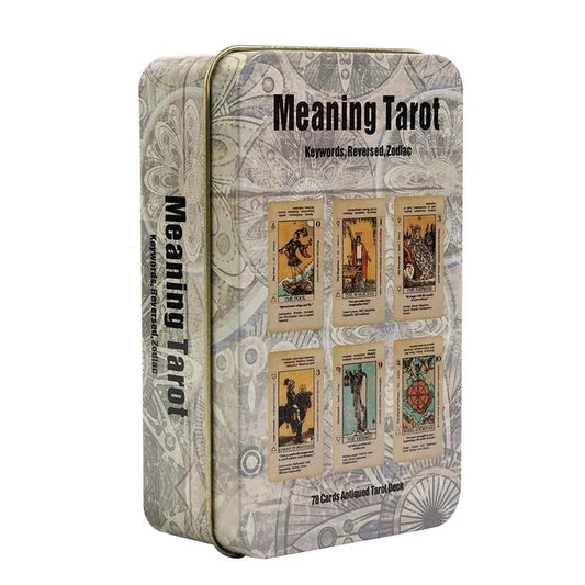 005 - Learning Deck Meaning Tarot Deck with Tin