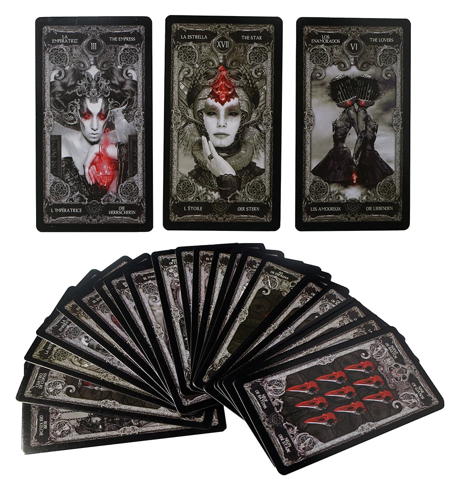 005 - XIII Dark Tarot Cards Deck for Shadow Divination