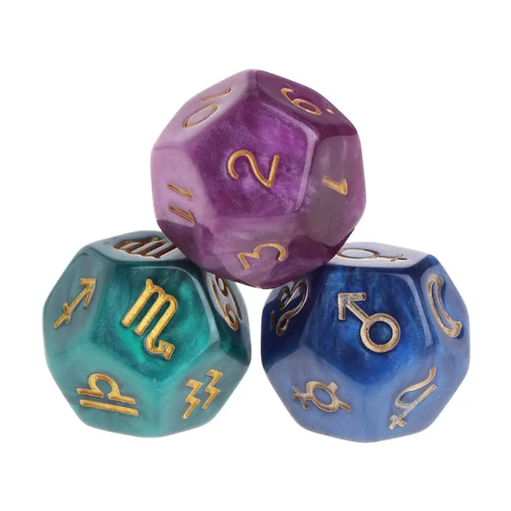 006 - Astrology Tarot Card Constellation Dice