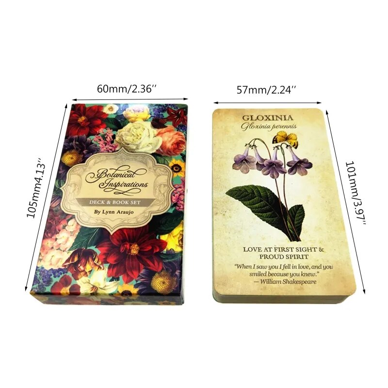 005 - Botanical Inspiration 44 Cards Oracle Deck