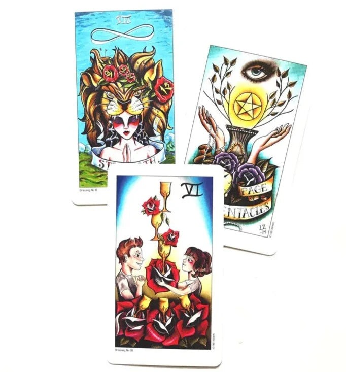 005 - Eight Coins Tattoo Tarot Deck