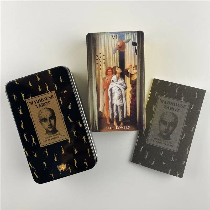 005 - Madhouse Tarot Deck for Mad Divination w/ Tin