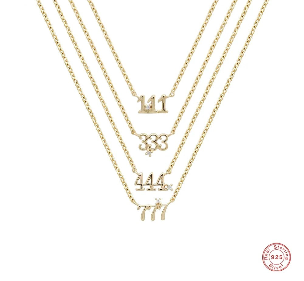 011 - Angel Numbers 18K Gold-Plated Necklace