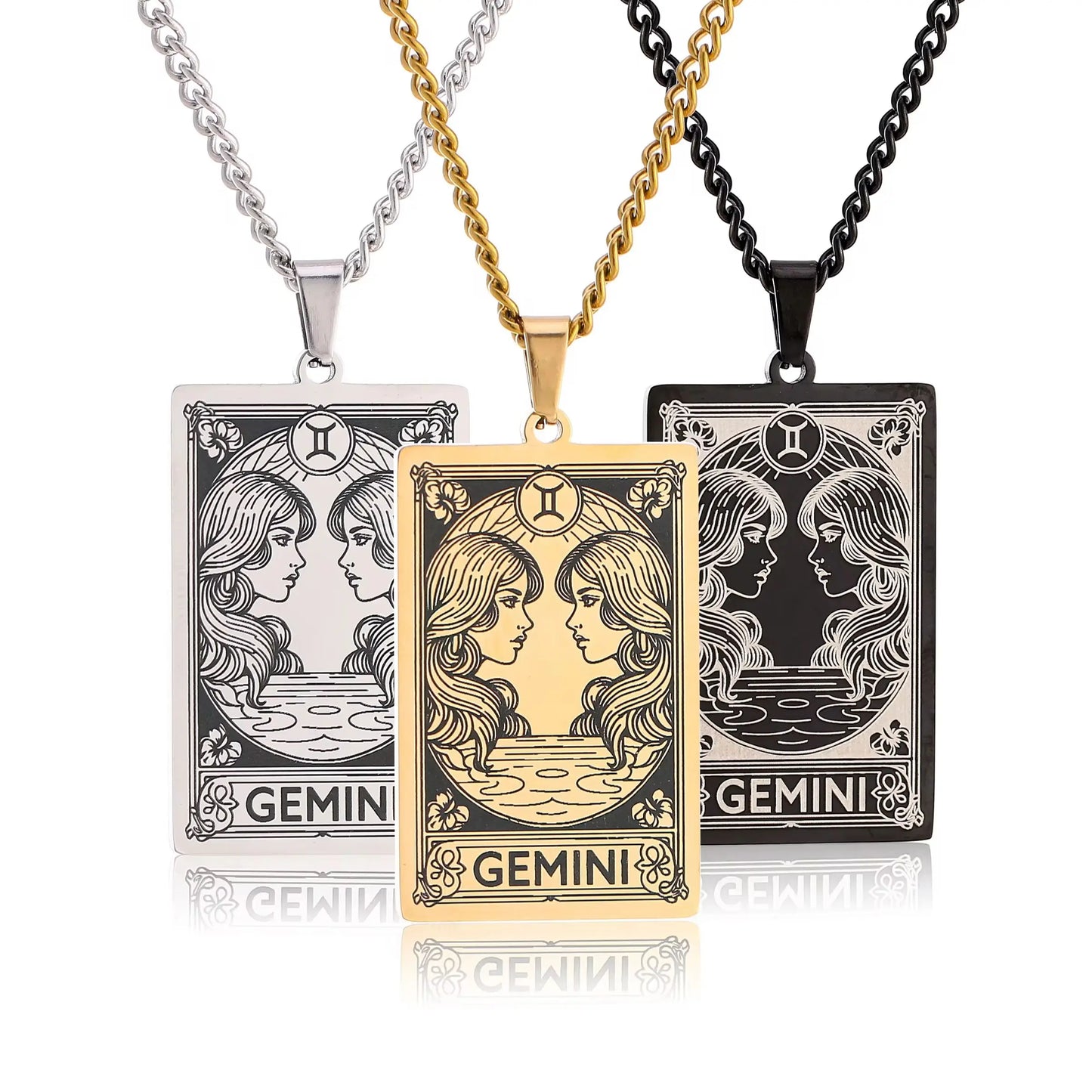 011 - 12 Zodiac SignStainless Steel Necklace