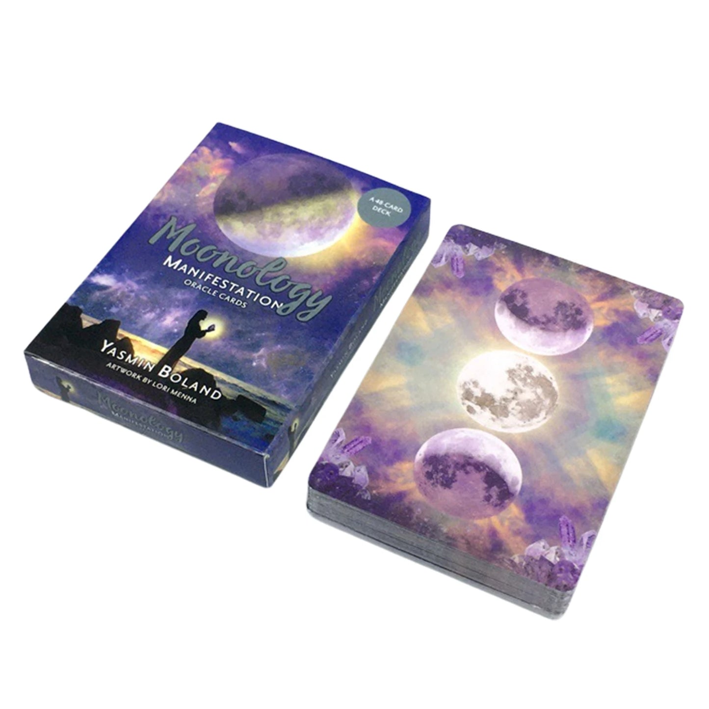 005 - Moonology Manifestation Oracle 48 Cards Deck