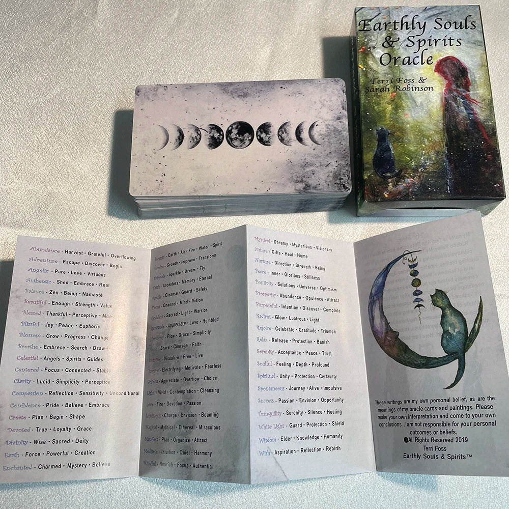 005 - Earthly Souls & Spirits Oracle 55 Cards Deck