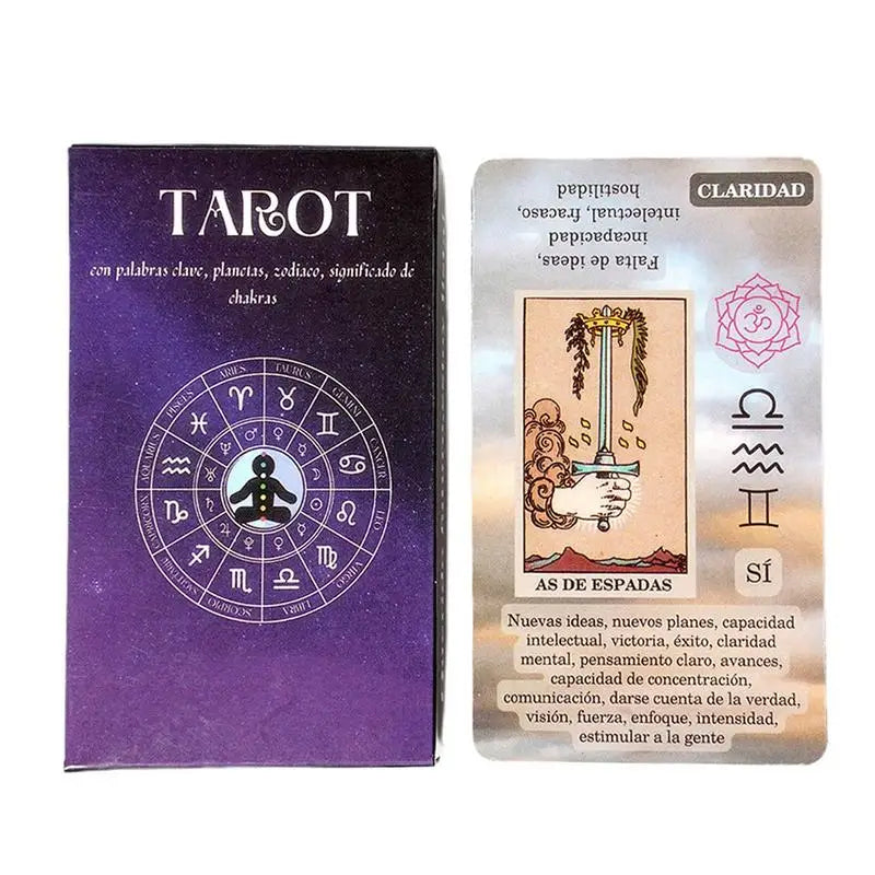 005 - Learning Tarot Deck with Keywords in Spanish