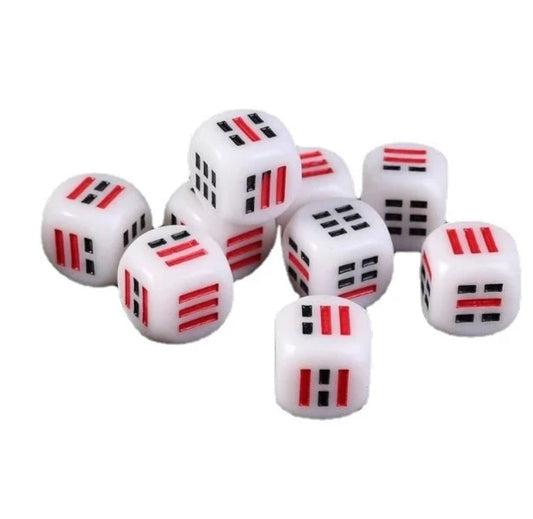 006 - iChing 10PC Dice Set for Fortune Telling