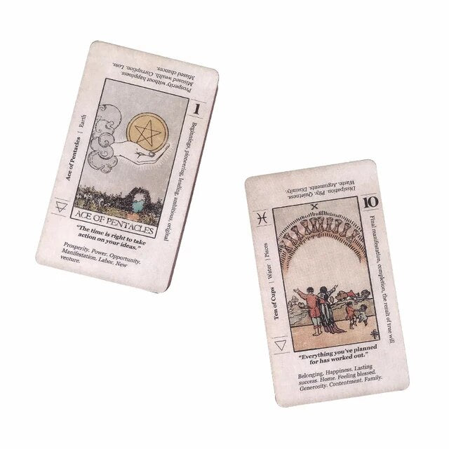 005 - Learning Deck Meaning Tarot Deck with Tin