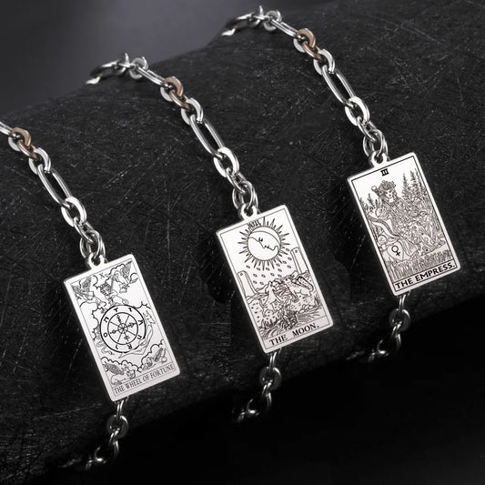 011 - Major Arcana Charmed Stainless Steel Bracelet