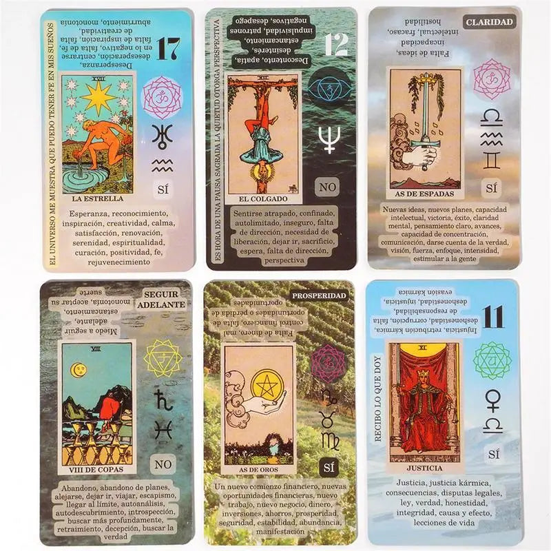 005 - Learning Tarot Deck with Keywords in Spanish