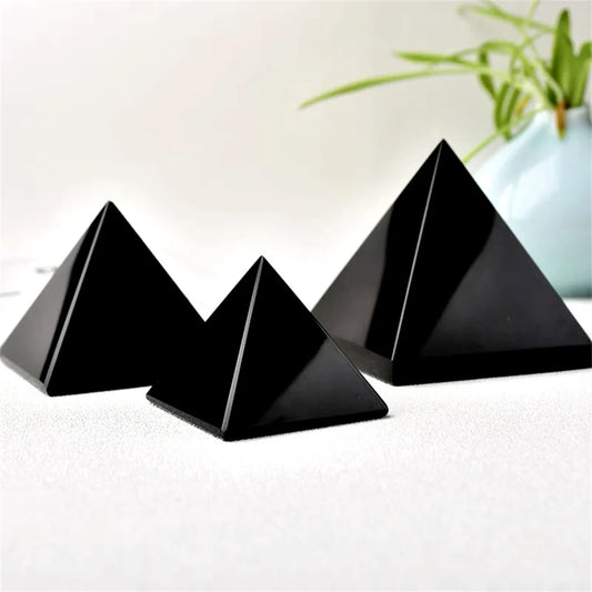 001 - Black Tourmaline Crystal Pyramid