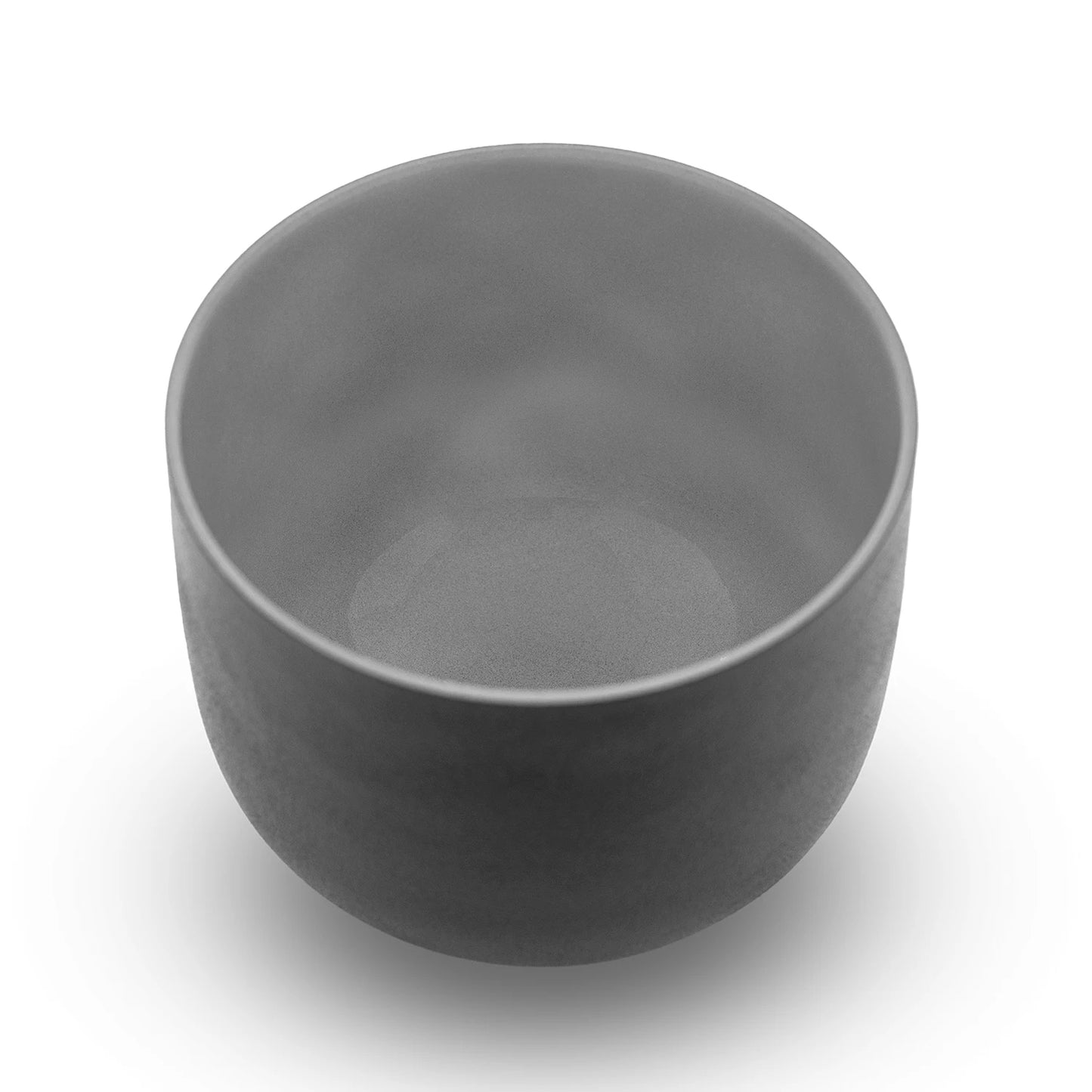 Black Frosted Quartz Crystal Singing Bowl Chakra 3PC Set