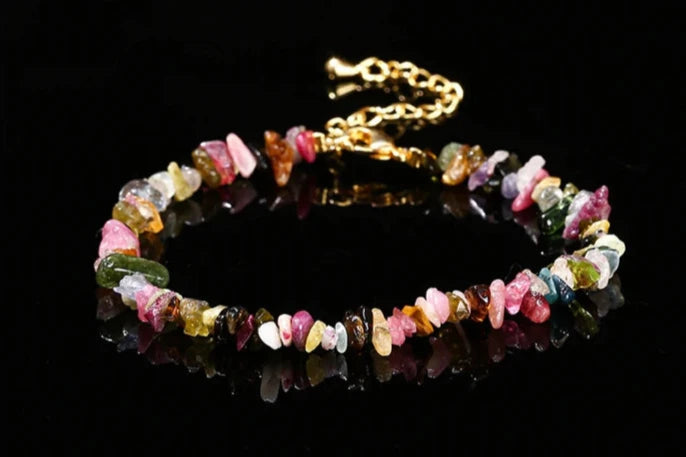 011 - Natural Stone Gravel Vanity Bracelet