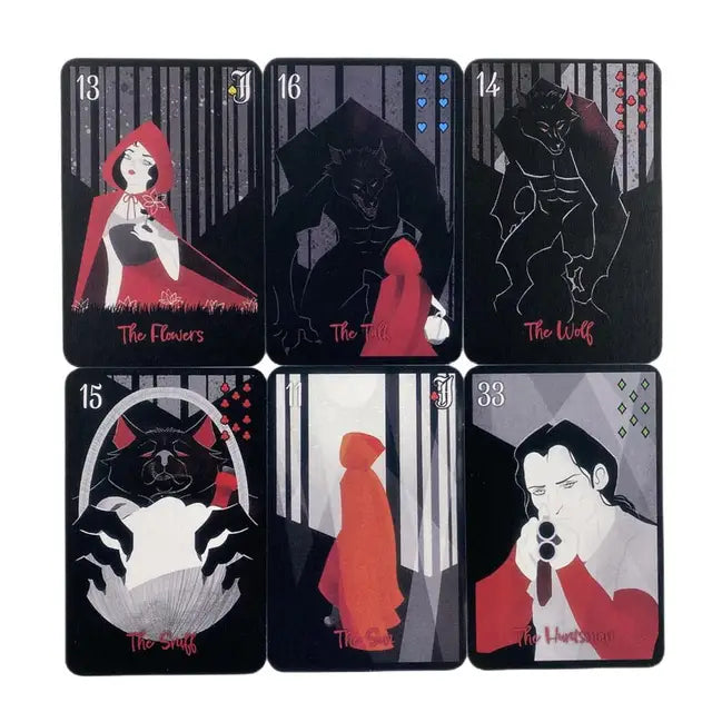 005 - Little Red Riding Hood Lenormand Oracle 36 Cards Deck