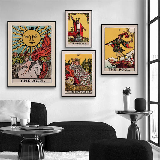 Original Tarot Arcana Canvas Print