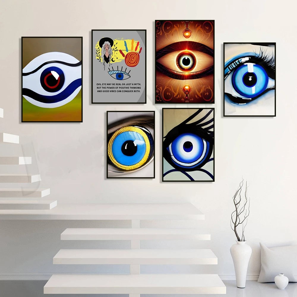 Evil Eye Aura Canvas Print