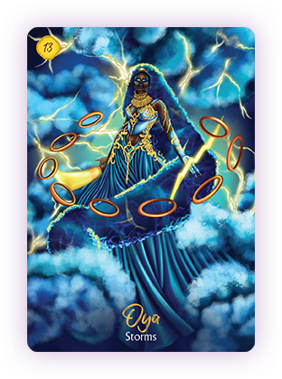 005 - African Goddess Rising Oracle 44 Cards Deck