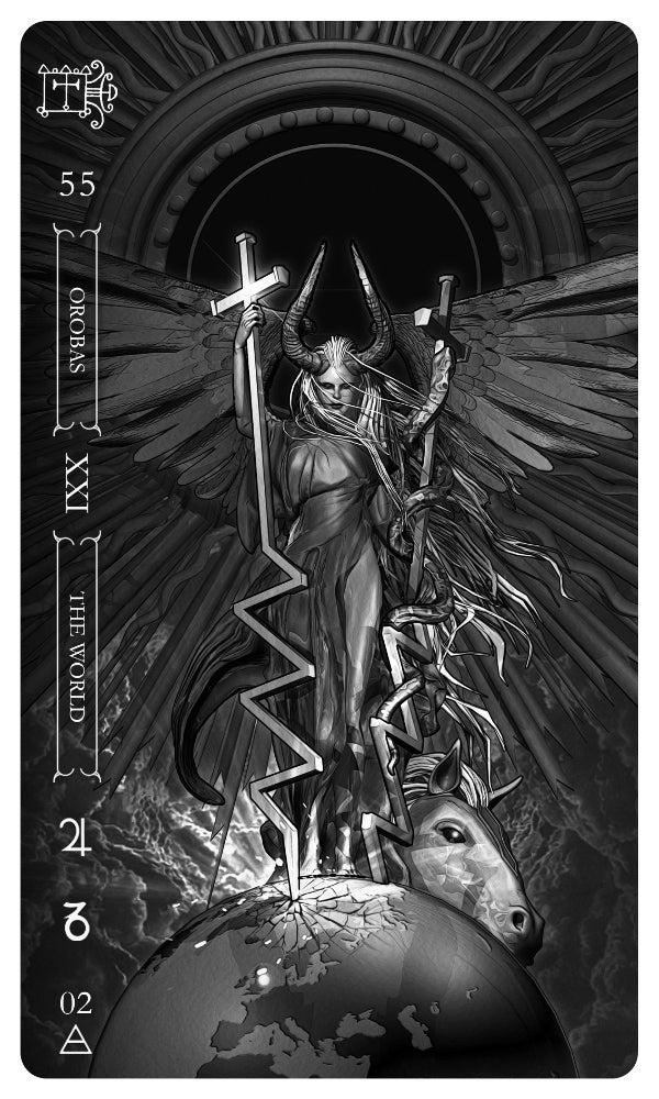 005 - Goetia Tarot In Darkness Deck for Demonic Divination