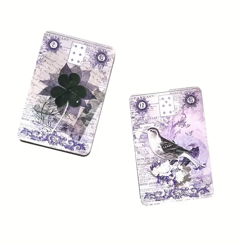 005 - Lavender Lenormand Oracle 42 Cards Deck