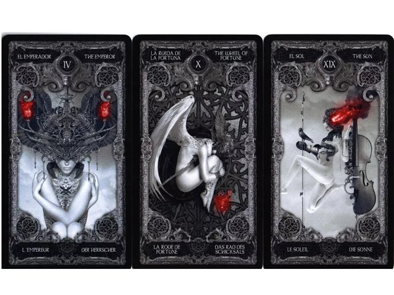 005 - XIII Dark Tarot Cards Deck for Shadow Divination