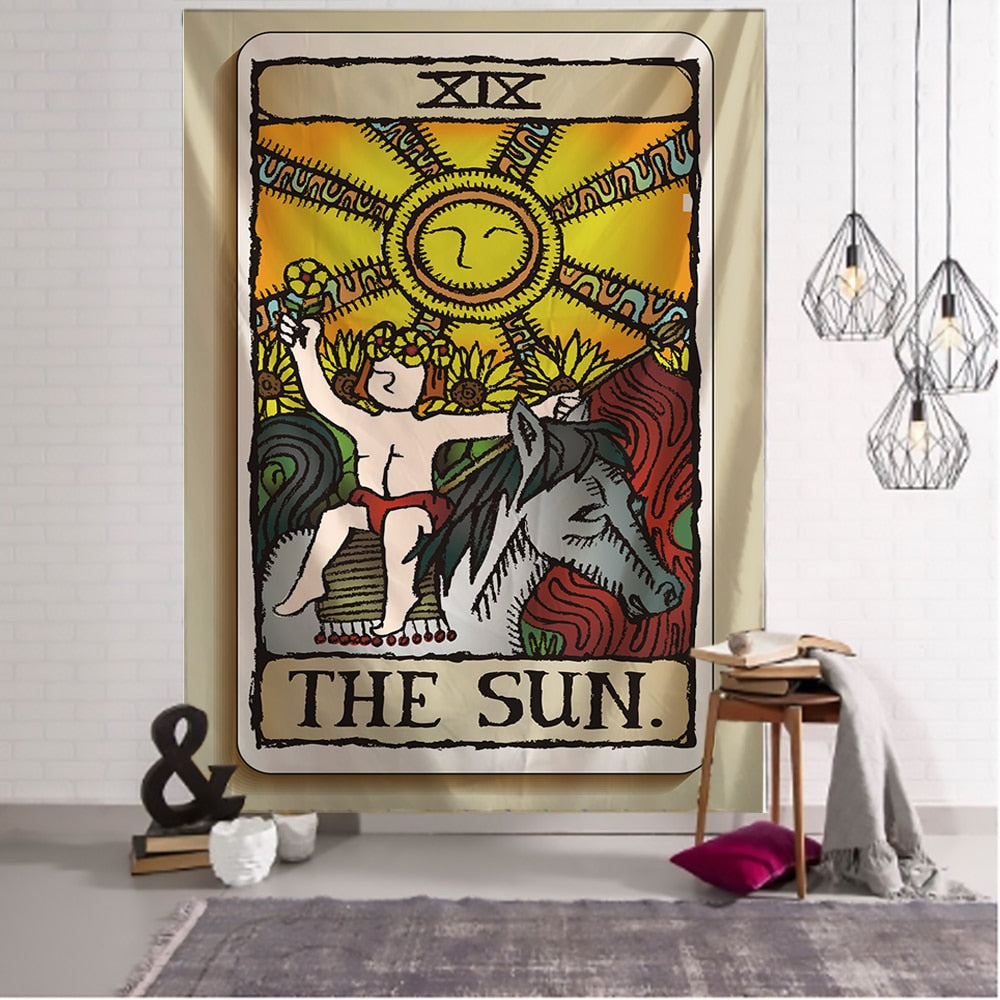 Original 1909 Tarot Card Major Arcana Tapestry